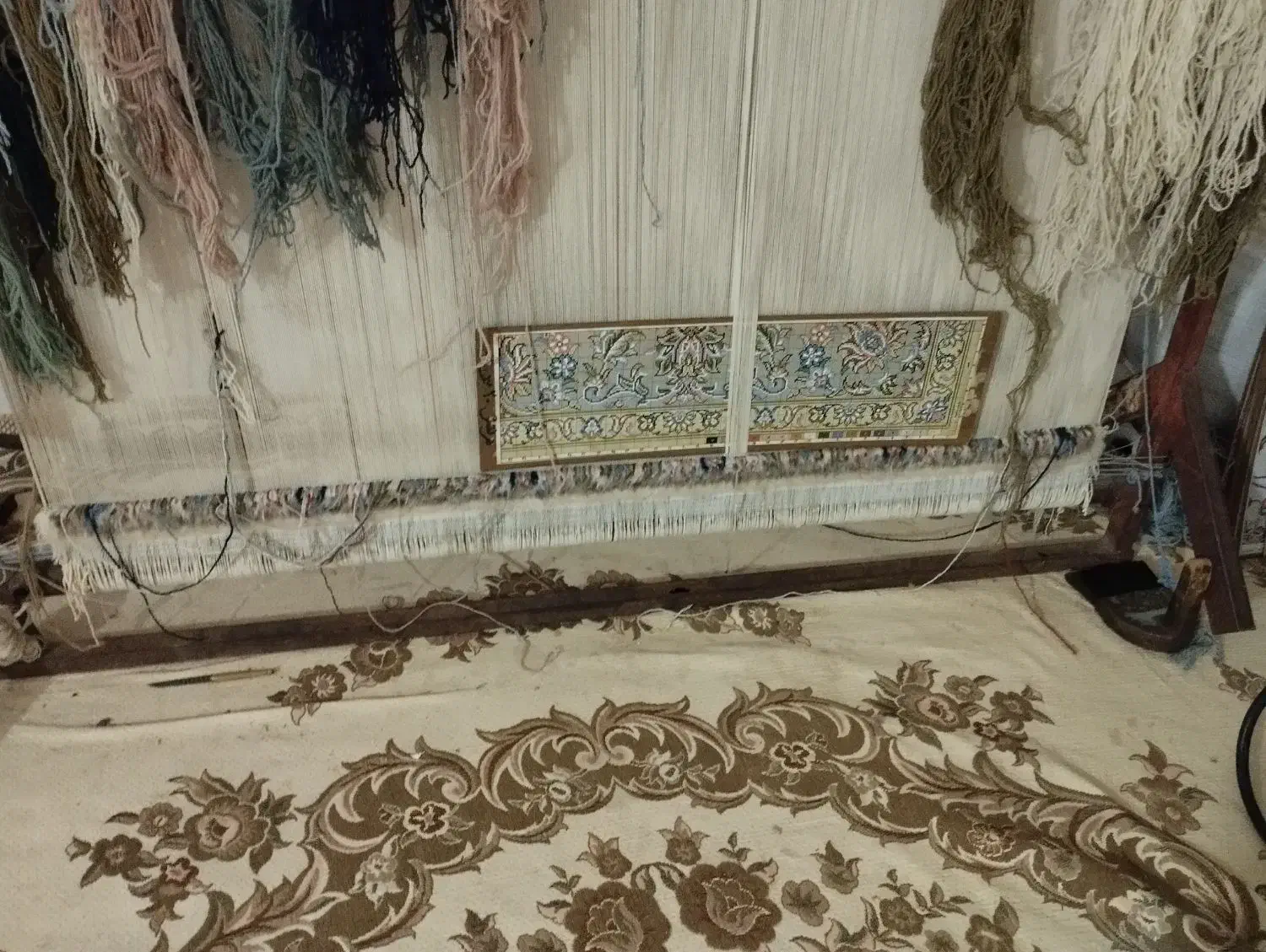 دارغالی|فرش|یزد, |دیوار