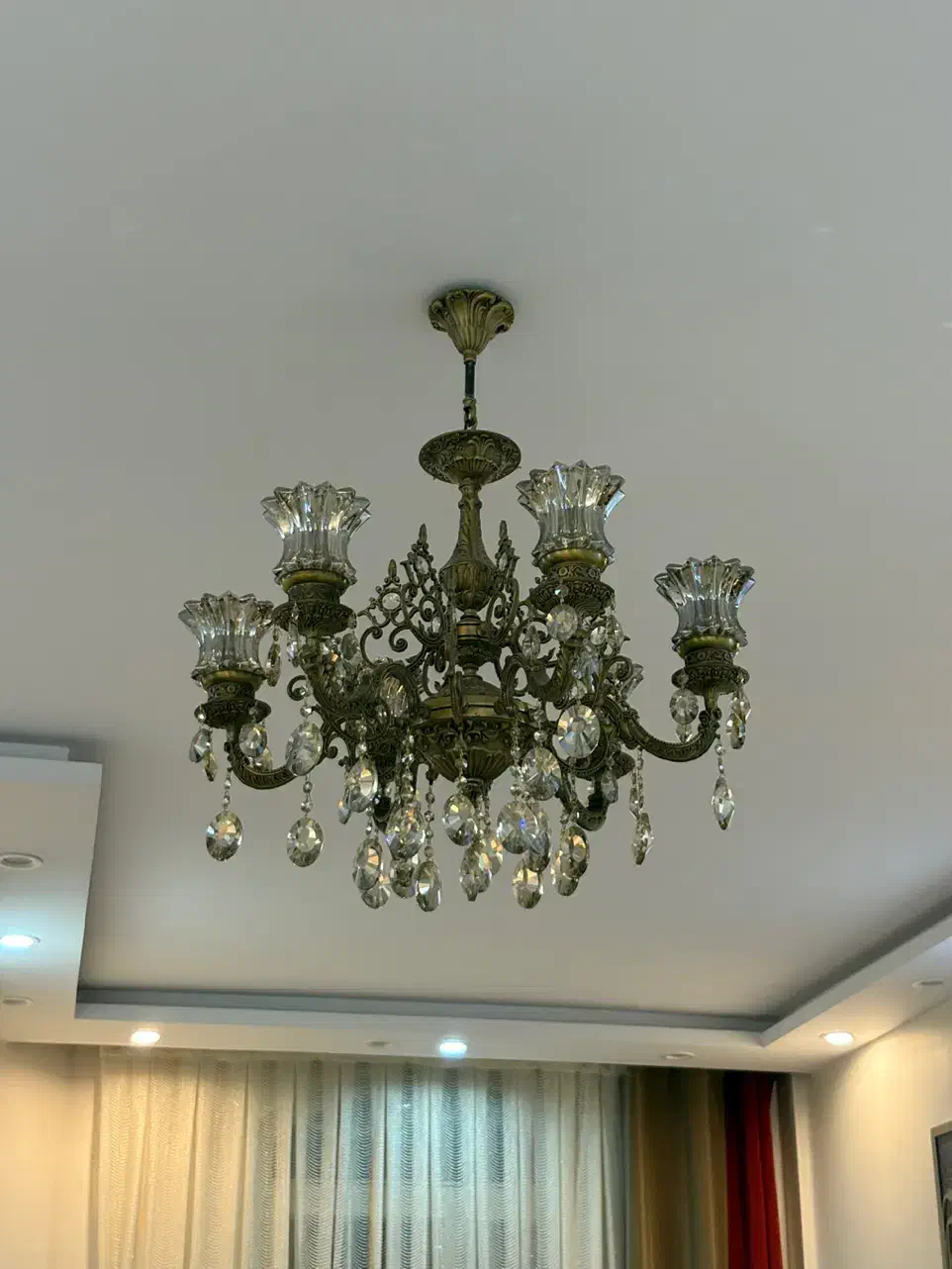 لوستر۶شاخه|لوستر و چراغ آویز|تهران, حبیب الله|دیوار