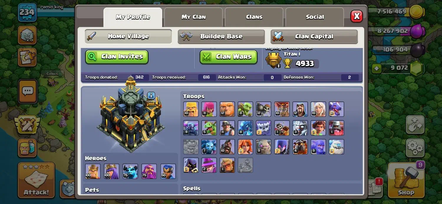 اکانت کلش|کنسول، بازی ویدئویی و آنلاین|کرمانشاه, |دیوار