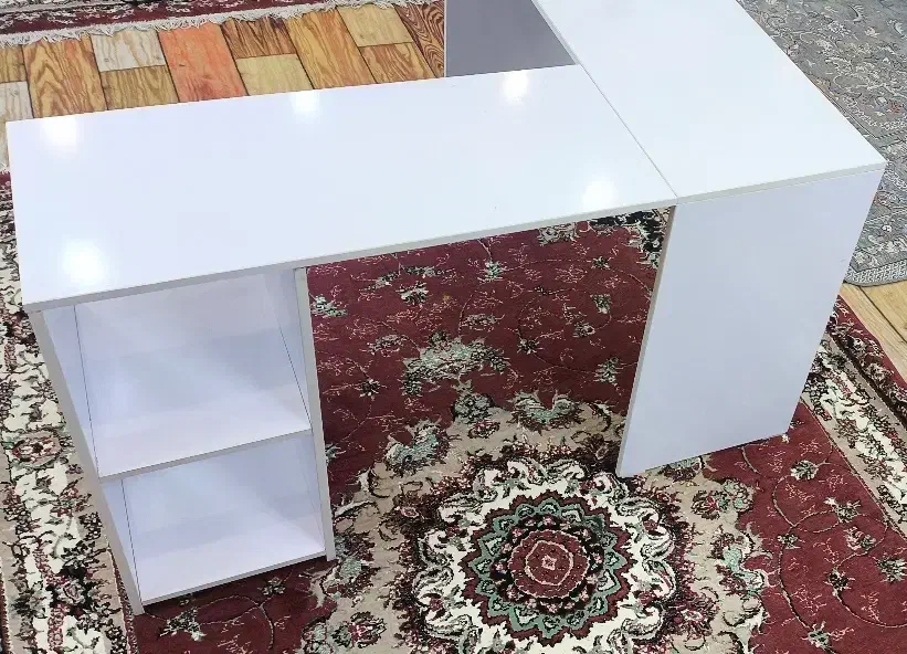 میز کامپیوتر و کار سفید MDF، تمیز و خوشساخت|میز تحریر و کامپیوتر|ابریشم, |دیوار