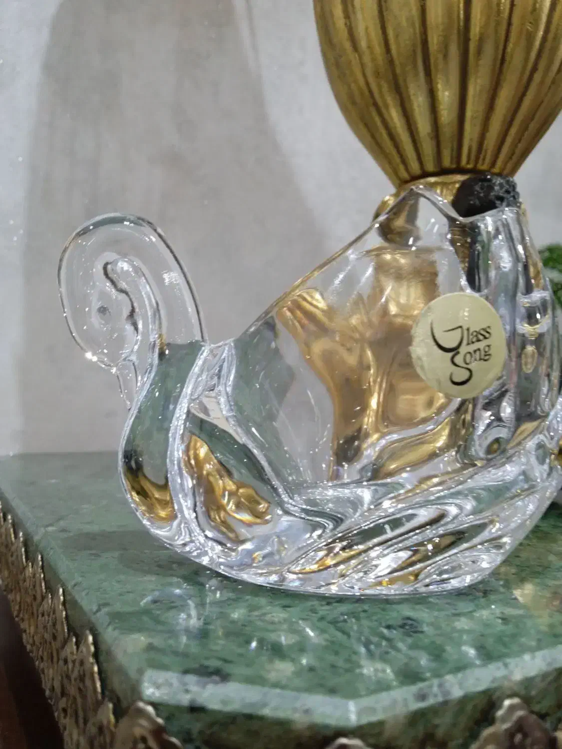 جا شمعی کریستالی خارجی|صنایع دستی و سایر لوازم تزئینی|تبریز, |دیوار