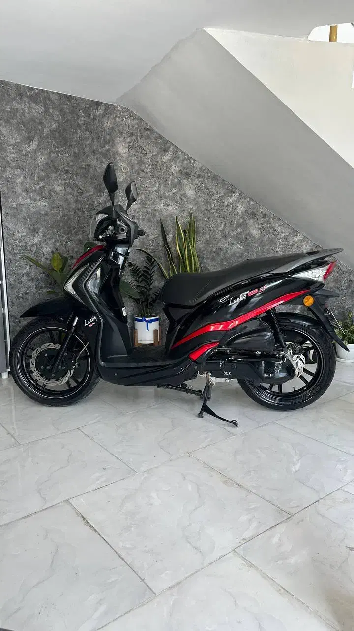 موتور لاکی sym۱۸۰cc|موتورسیکلت|لنگرود, |دیوار