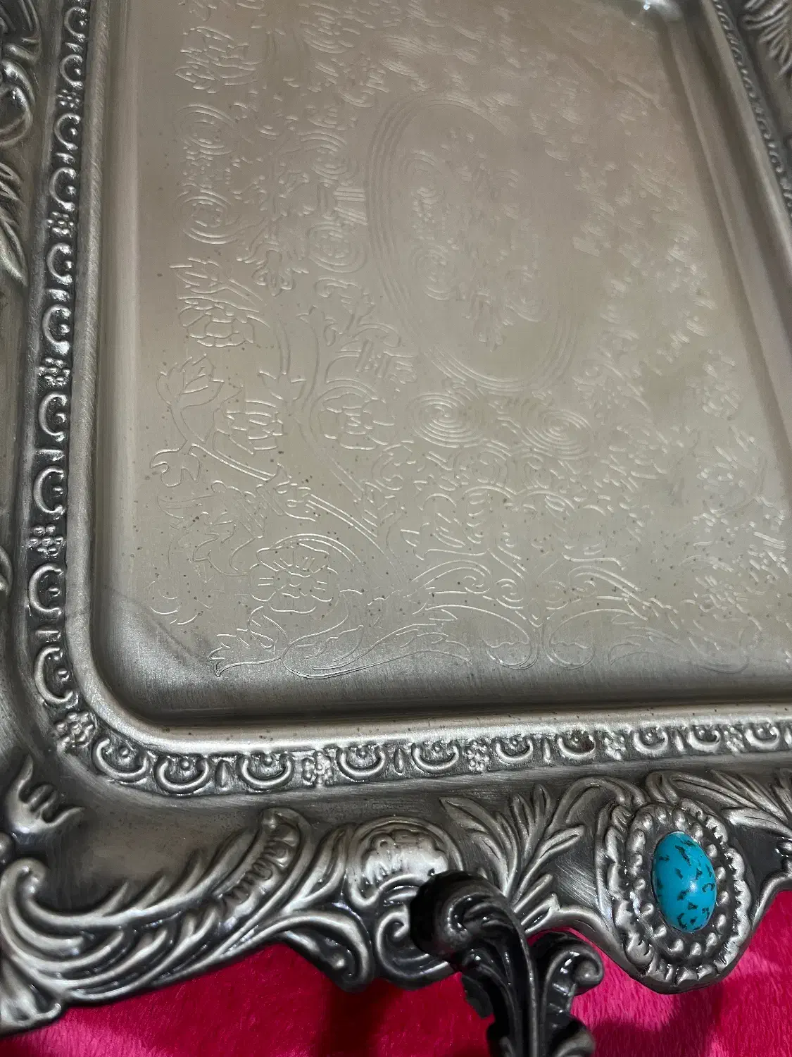 دوعددسینی مجلسی|ظروف سرو و پذیرایی|رشت, چمارسرا|دیوار