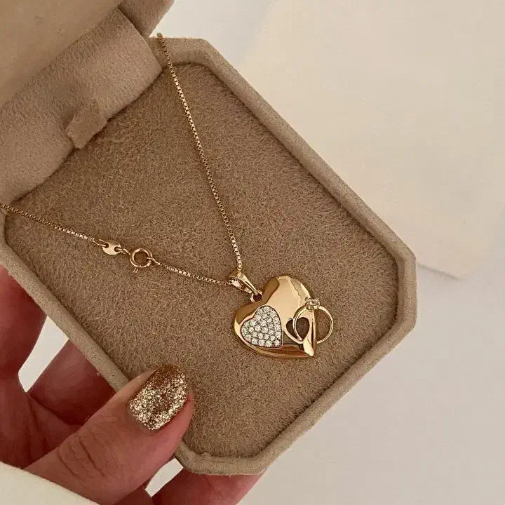 گردنبند طرح قلب و حلقه مارک ژوپینگ|بدلیجات|تهران, طیب|دیوار