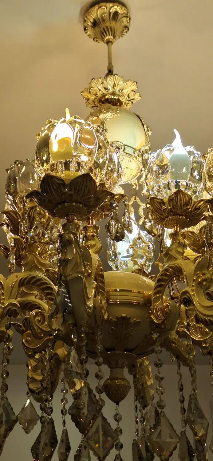 لوستر سرامیکی کلاسیک|لوستر و چراغ آویز|مشکیندشت, |دیوار