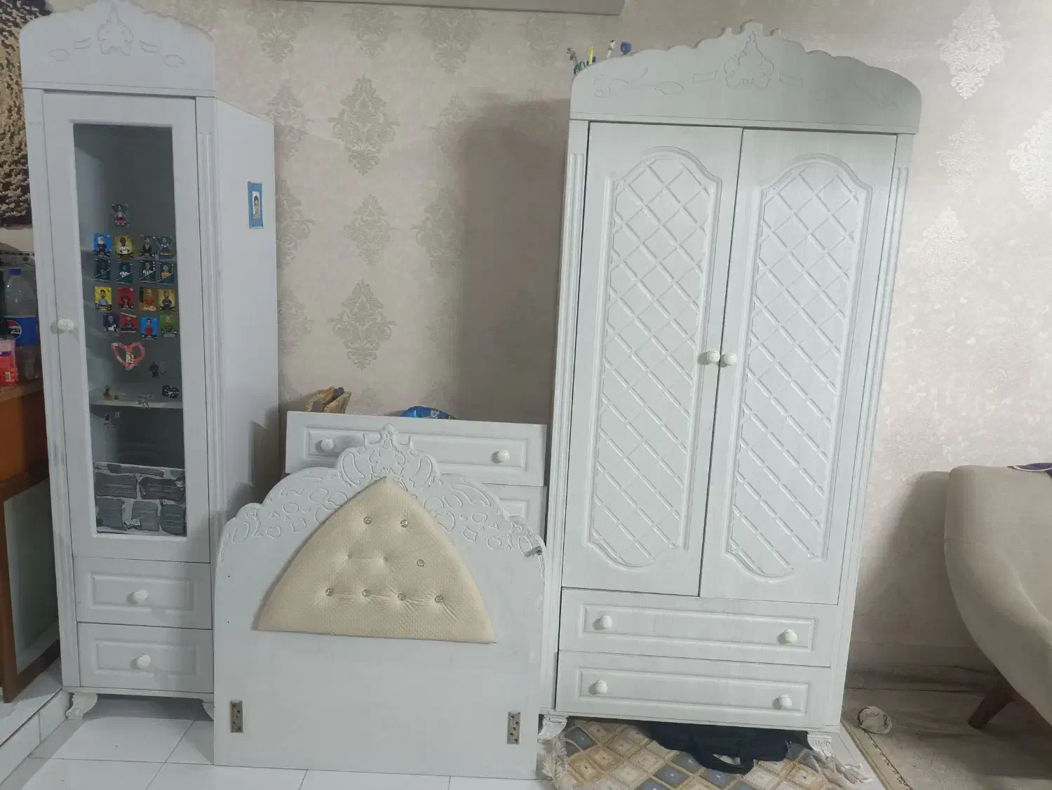 سرویس خواب کودک|تخت و سرویس خواب|قزوین, |دیوار