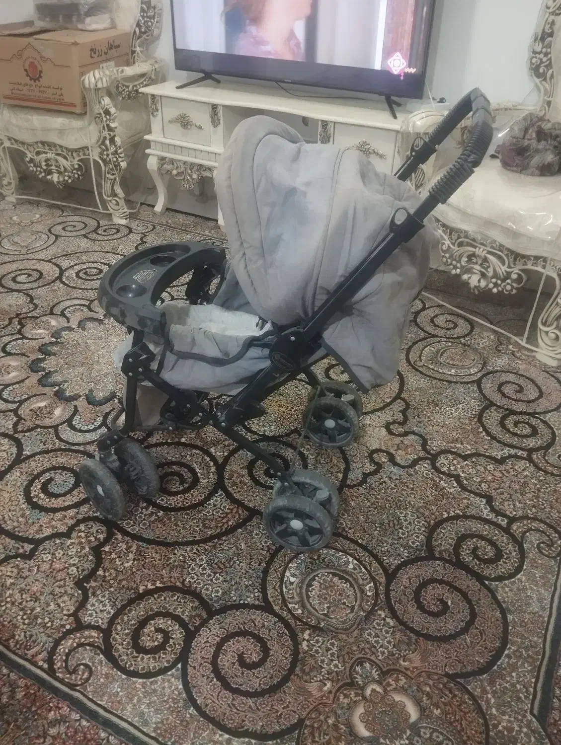 کالسکه دلیجان طوسی.همراه با روروئک|کالسکه و لوازم جانبی|قرچک, زیبا شهر|دیوار