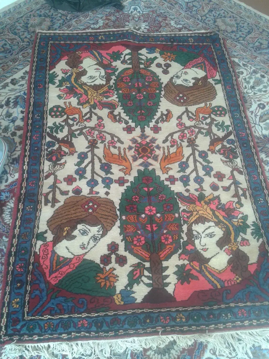 قالیچه|فرش|اشترینان, |دیوار