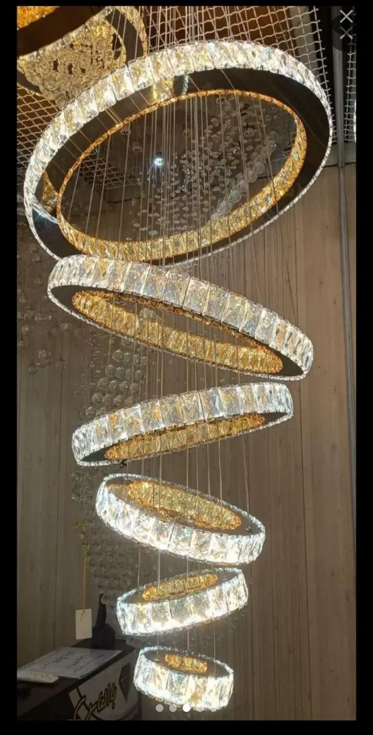 لوستر الماس. کهکشانی بلند کد ۶۵۴۳۲. AC light|لوستر و چراغ آویز|تهران, سنگلج (شاپور)|دیوار