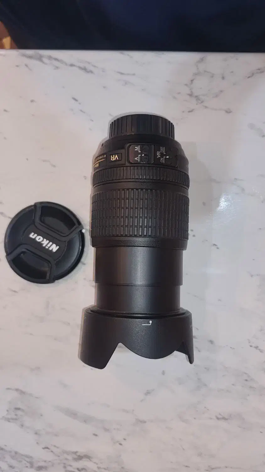 لنز همهکاره نیکون 18-105 در حد نو|دوربین عکاسی و فیلمبرداری|ری, دولتآباد|دیوار