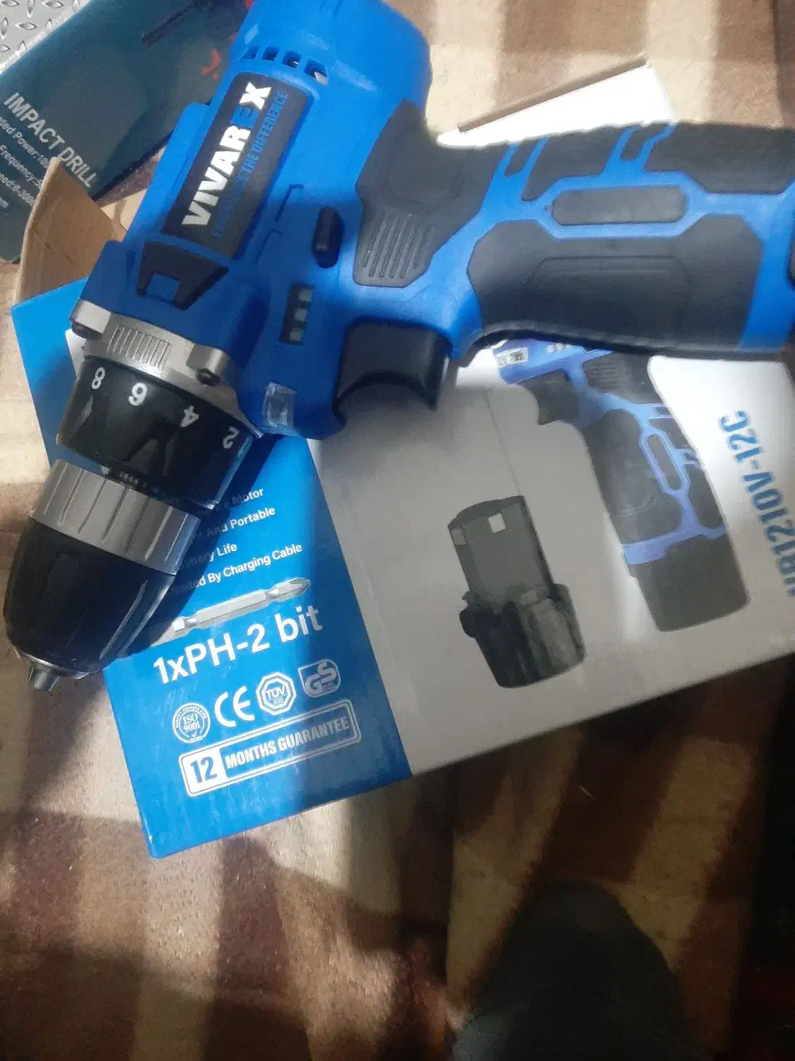 دریل شارژی نو سنگ فرز و دریل بوش|ابزارآلات|شهرضا, |دیوار