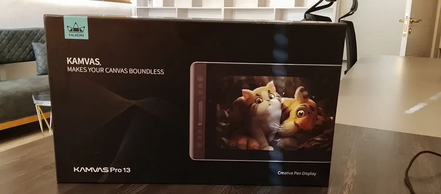 مانیتور طراحی هوئیون مدل Kamvas pro 13 با قلم نوری|تبلت|مشهد, فلسطین|دیوار