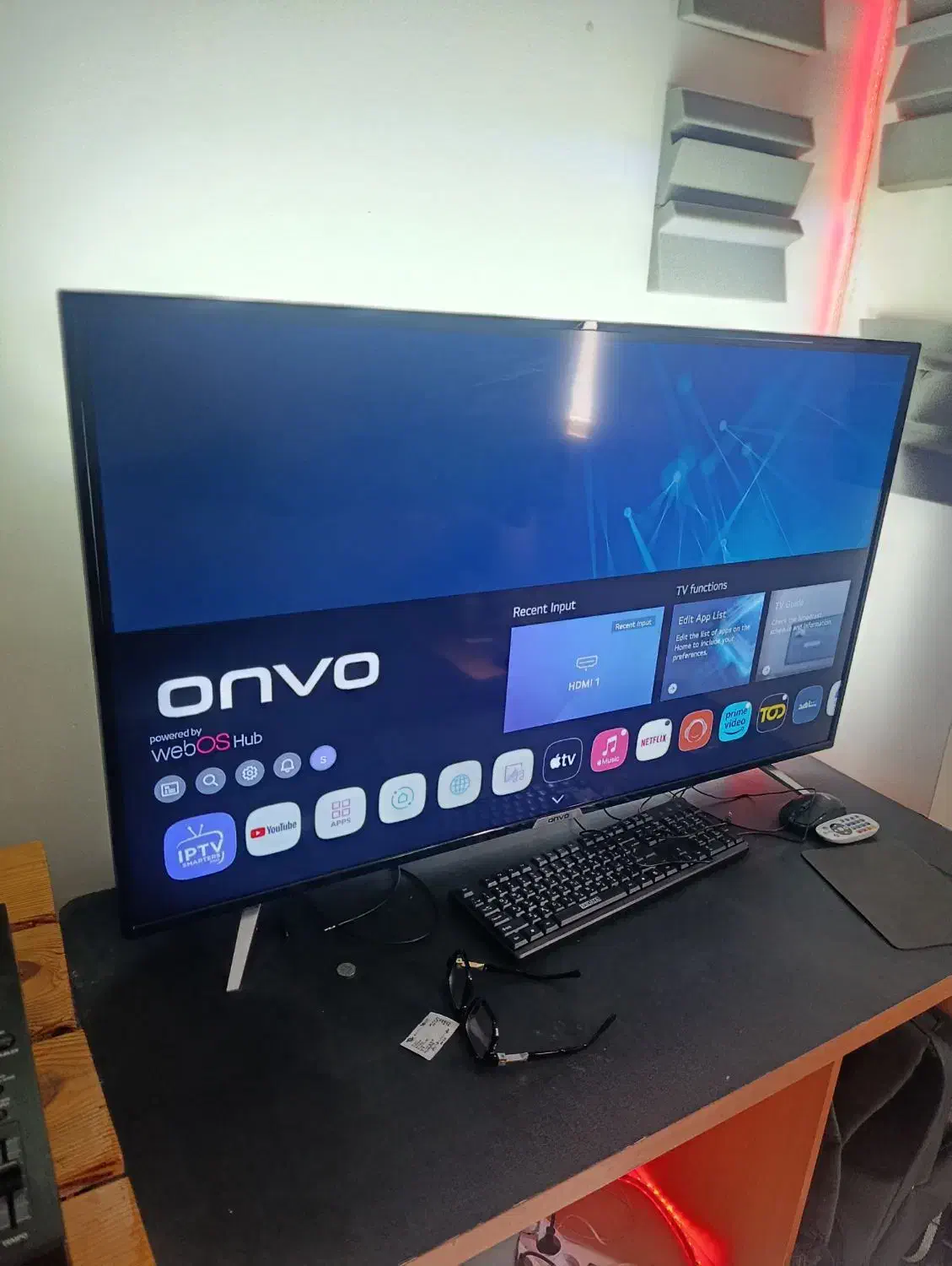 تلویزیون 50 اسمارت ONVO (LG) WEB OS|تلویزیون و پروژکتور|کرج, کوی مدرس|دیوار