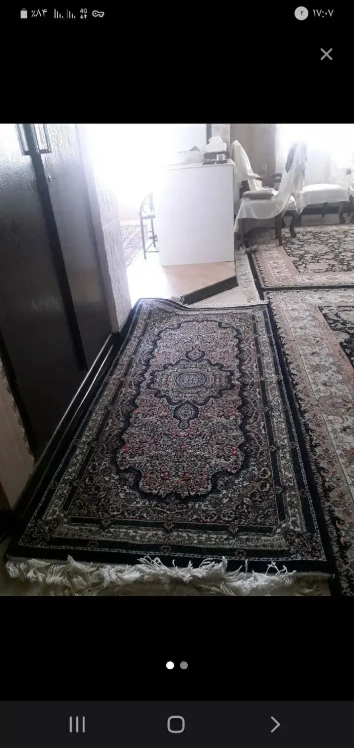 فرش ماشینی درحد نو2x1|فرش|قزوین, |دیوار