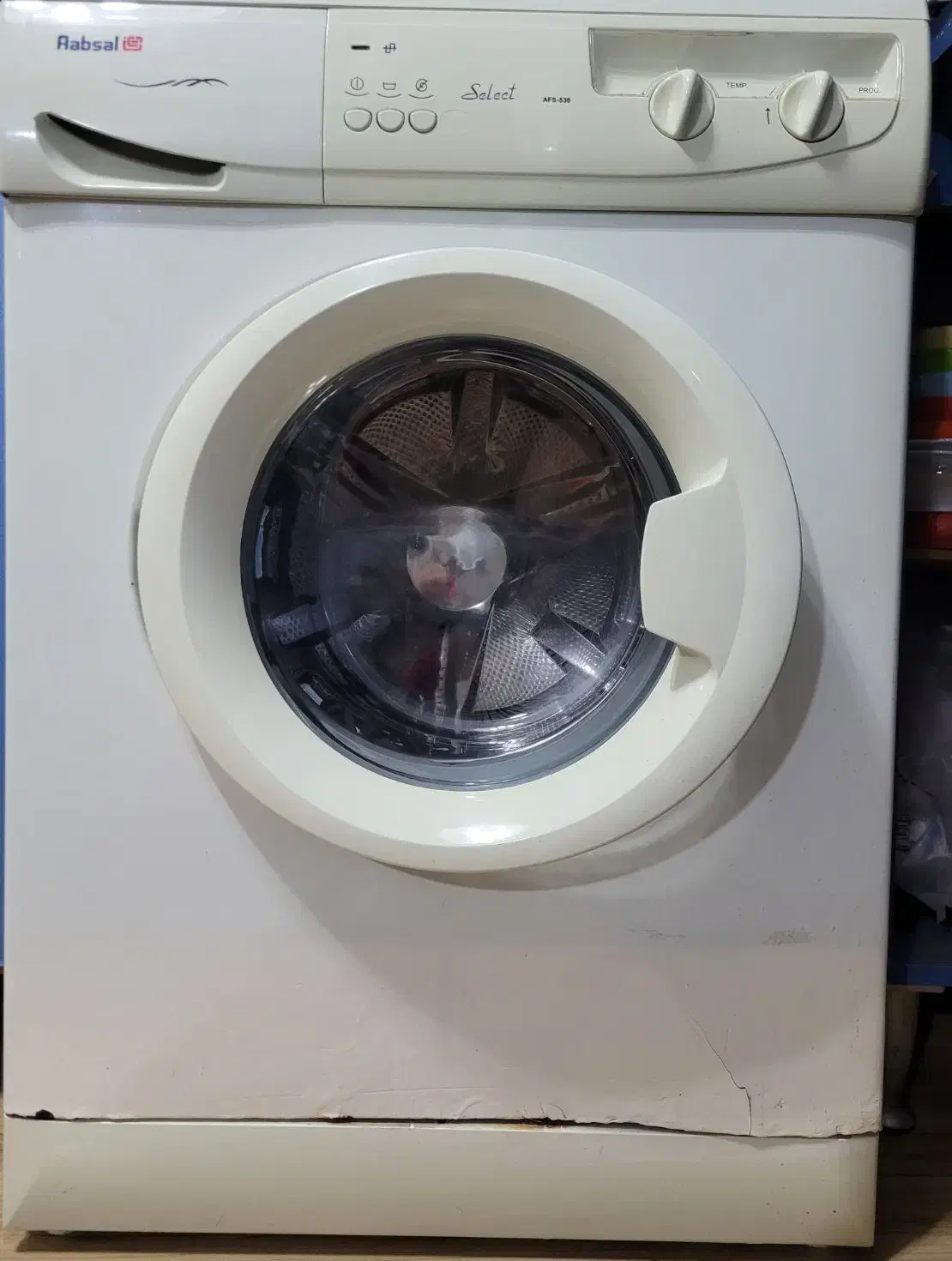 لباسشویی آبسال ۵ کیلویی|ماشین لباسشویی و خشک‌کن لباس|لاهیجان, آهندان|دیوار