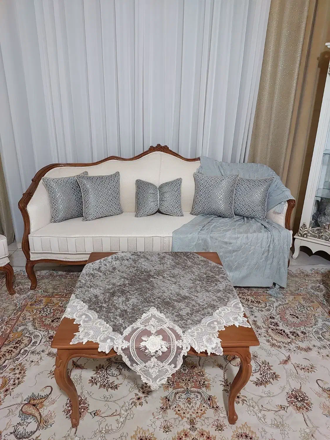 کوسن و رومیزی و شال|پرده، رانر، رومیزی|گرمدره, |دیوار