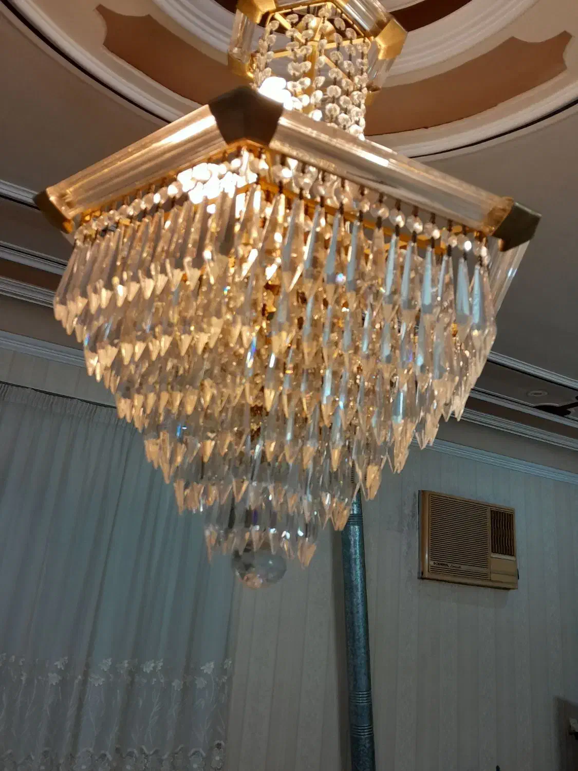 لوستر کریستال|لوستر و چراغ آویز|آمل, |دیوار