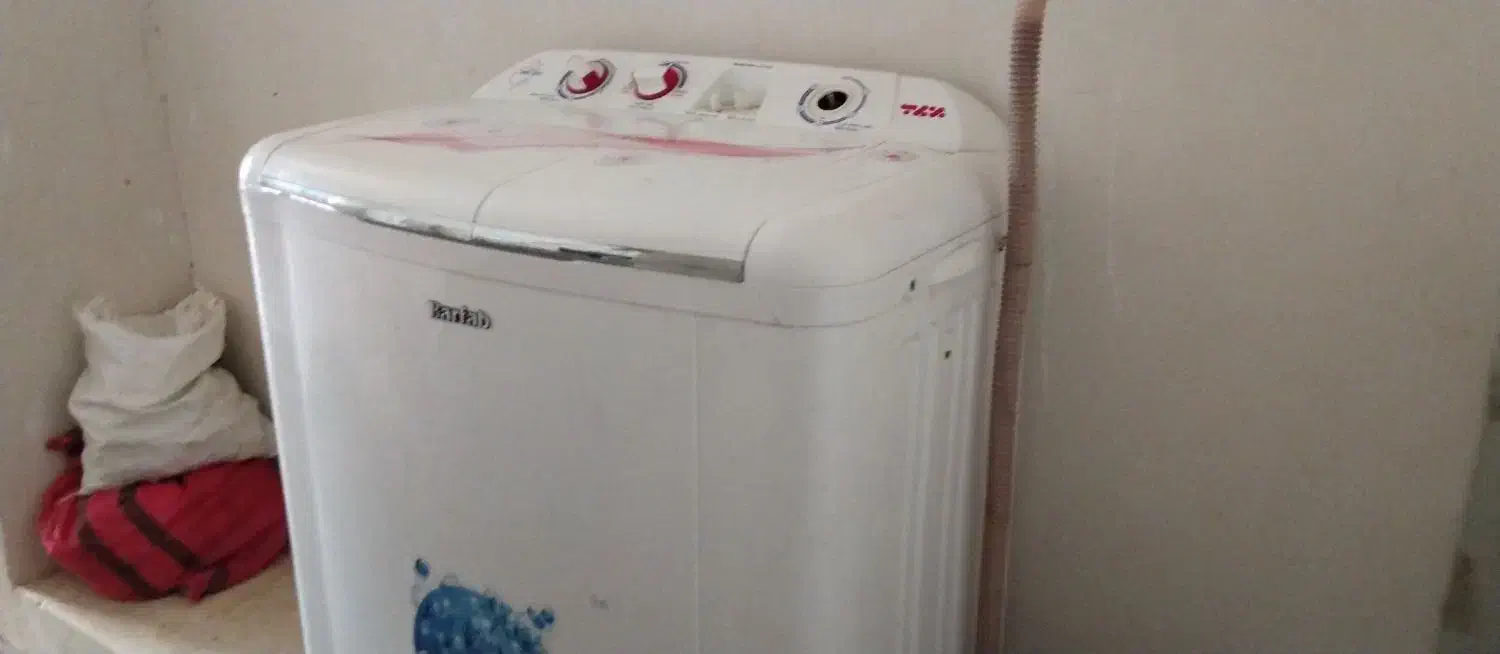 ماشین لباسشوئی دوقلو برفاب|ماشین لباسشویی و خشککن لباس|میبد, |دیوار