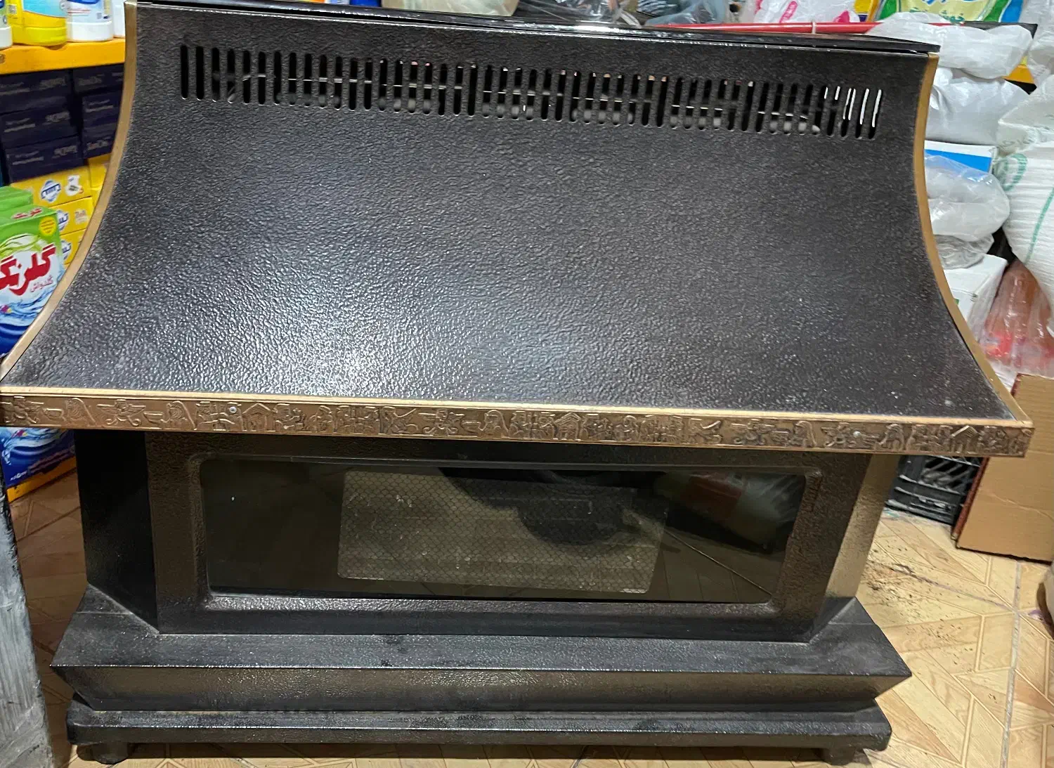 بخاری طرح شومینه|بخاری، هیتر، شومینه|شهریار, شهریار|دیوار