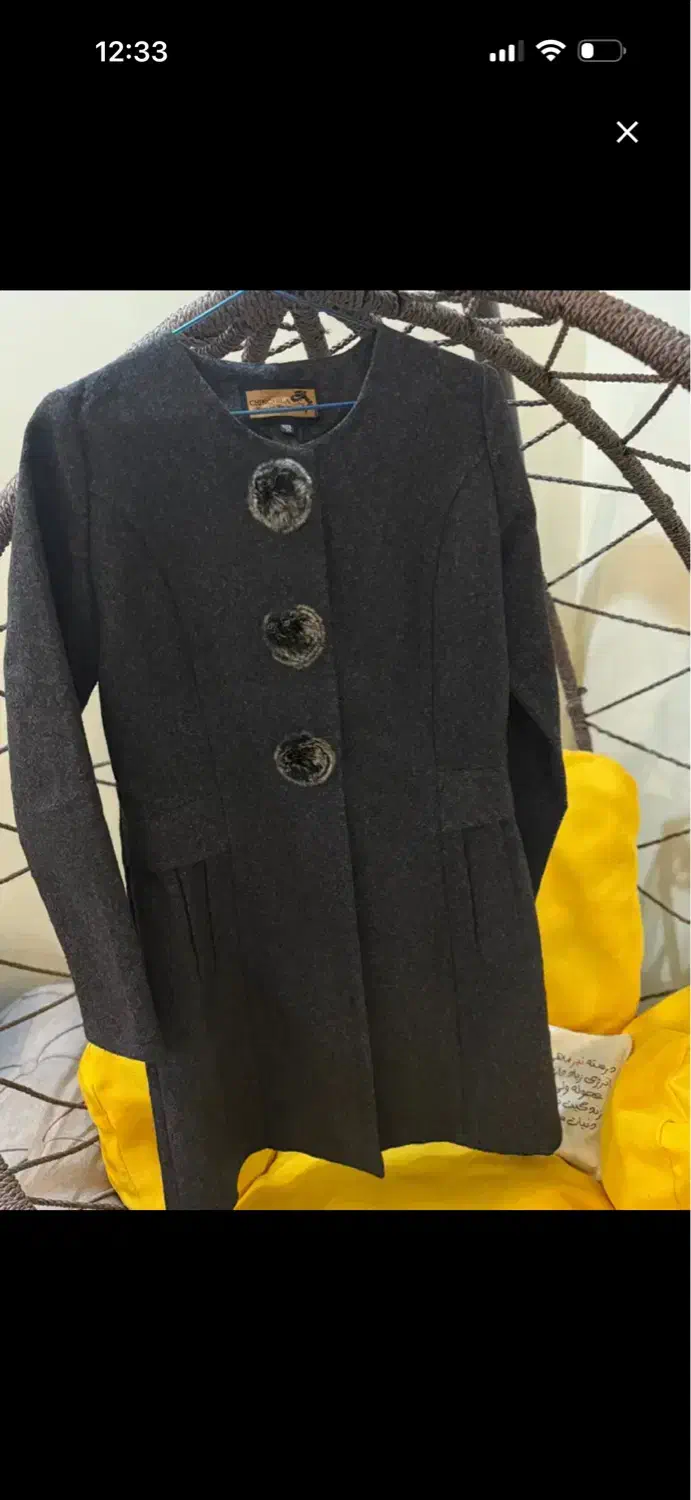 پالتو فوتر نونو سایز ۳۸ به ۳۶ هم میخوره|لباس|ری, دیلمان|دیوار