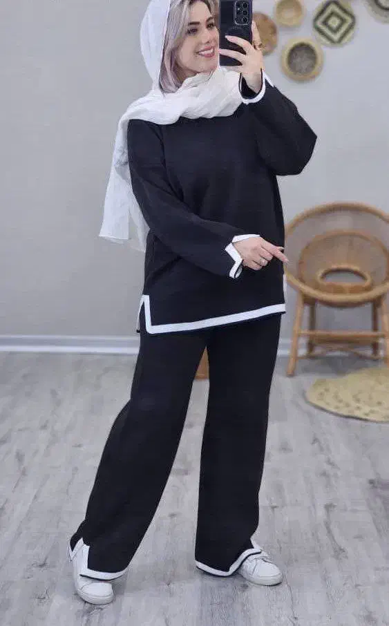 ست بلوز شلوار چاکدار بافت|لباس|مشهد, خواجه ربیع|دیوار