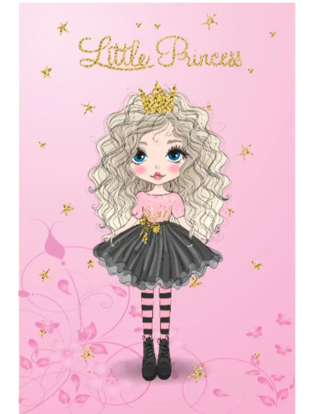 فرش ماشینی کودک هانوکس طرح دختر مو فرفری|فرش|گلبهار, شهر جدید گلبهار|دیوار