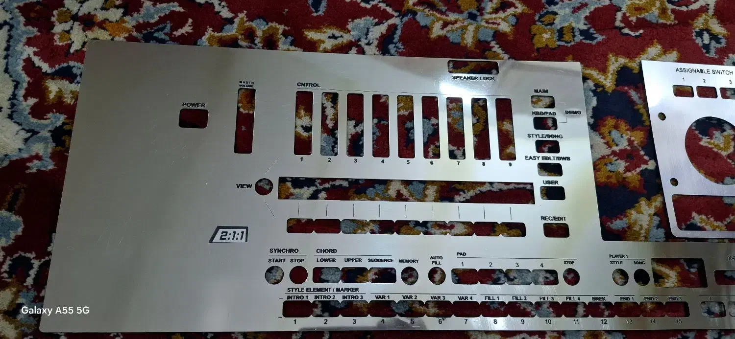 گلس کرک مدل پی آ فایو|پیانو، کیبورد، آکاردئون|خرم‌آباد, |دیوار