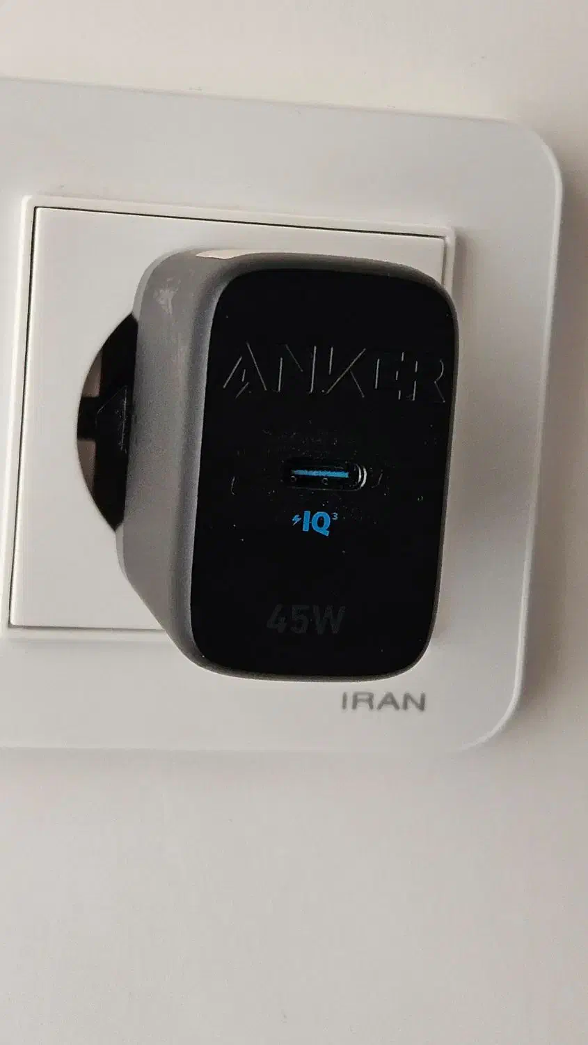 آداپتور شارژر و کابل انکر اصل ۴۵ وات|لوازم جانبی موبایل و تبلت|میاندوآب, |دیوار