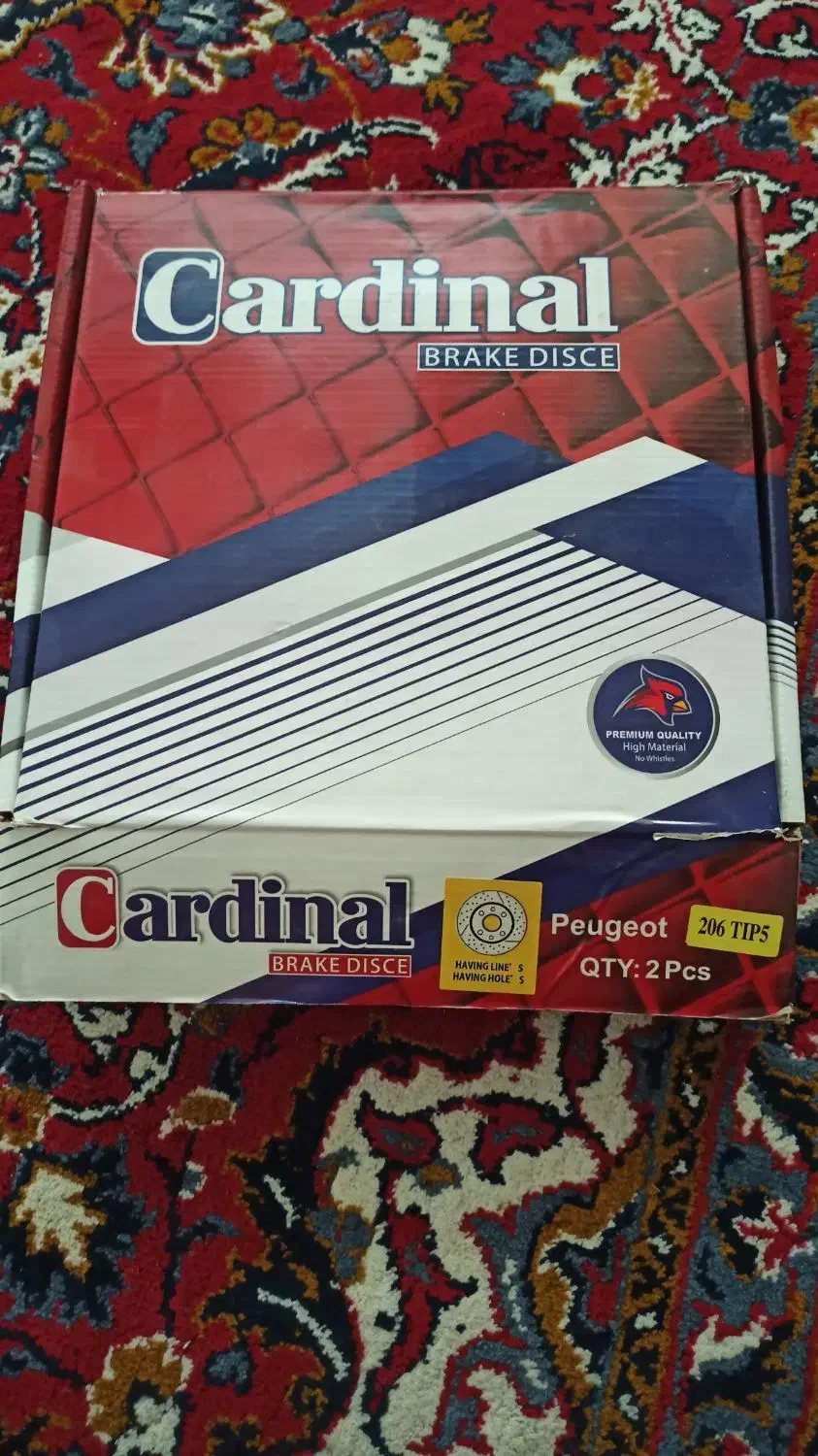 دیسک ترمز سوراخ دار کاردینال پژو ۲۰۶ تیپ ۵|قطعات یدکی و لوازم جانبی|تهران, سلسبیل جنوبی|دیوار