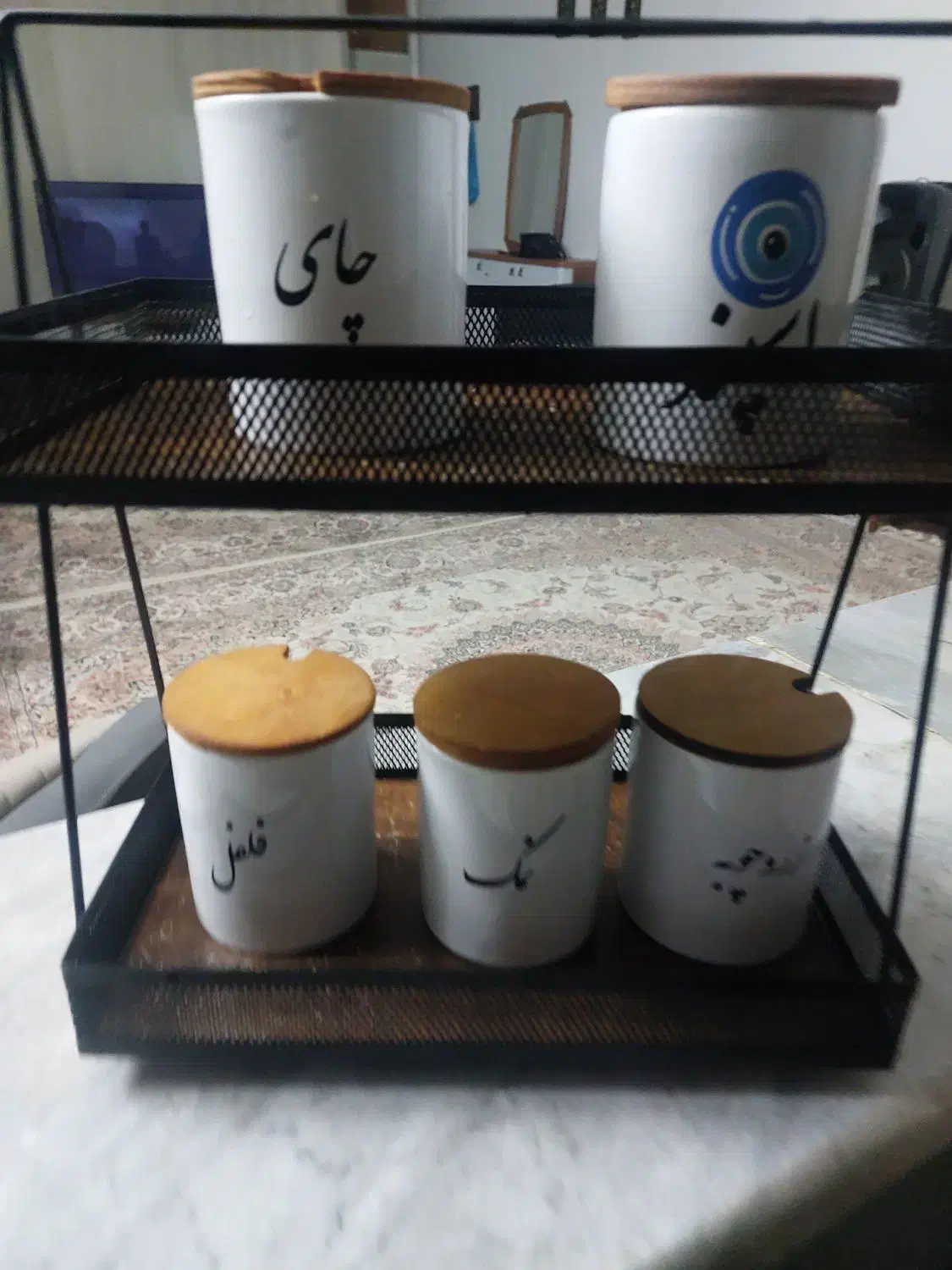 جا ادویه جات|ظروف نگهدارنده، پلاستیکی، یک‌بارمصرف|اصفهان, قائمیه|دیوار