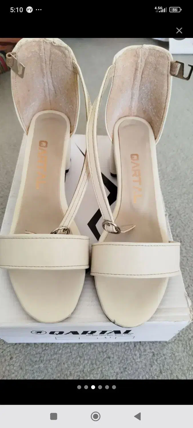 کفش صندل ۳سانتی درحد نو|کیف، کفش، کمربند|اردبیل, |دیوار