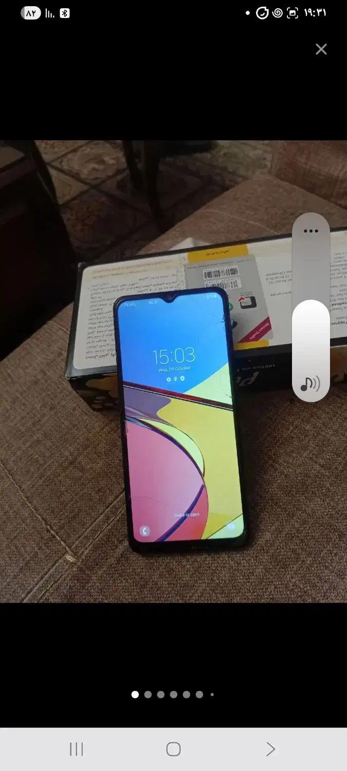 سامسونگ گالکسیA12ناچو آکبند رام 6 بیمه سر قت|موبایل|تهران, منیریه|دیوار