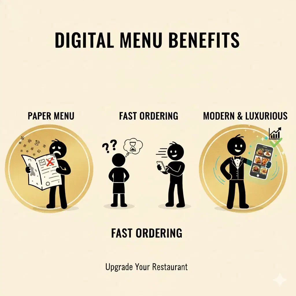 طراحی منوی دیجیتال کافه و رستوران|خدمات رایانه‌ای و موبایل|رشت, رشتیان|دیوار