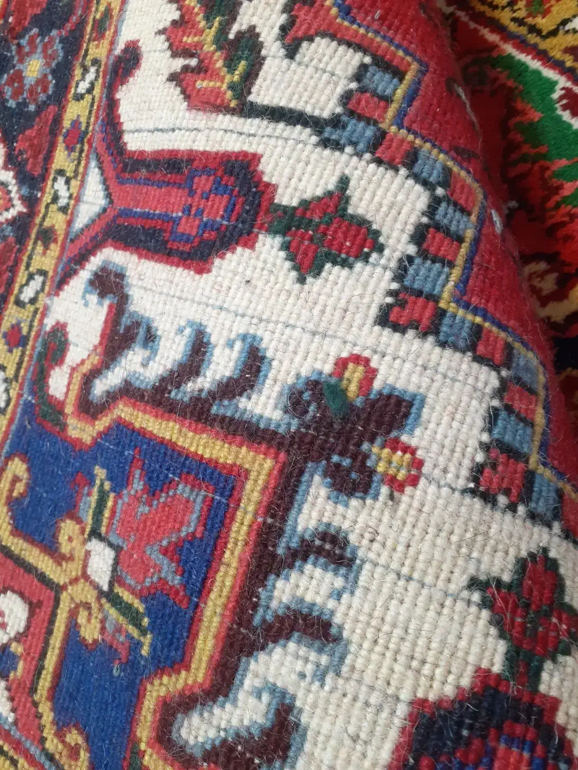 یک جفت زرنیم هریس|فرش|میانه, |دیوار