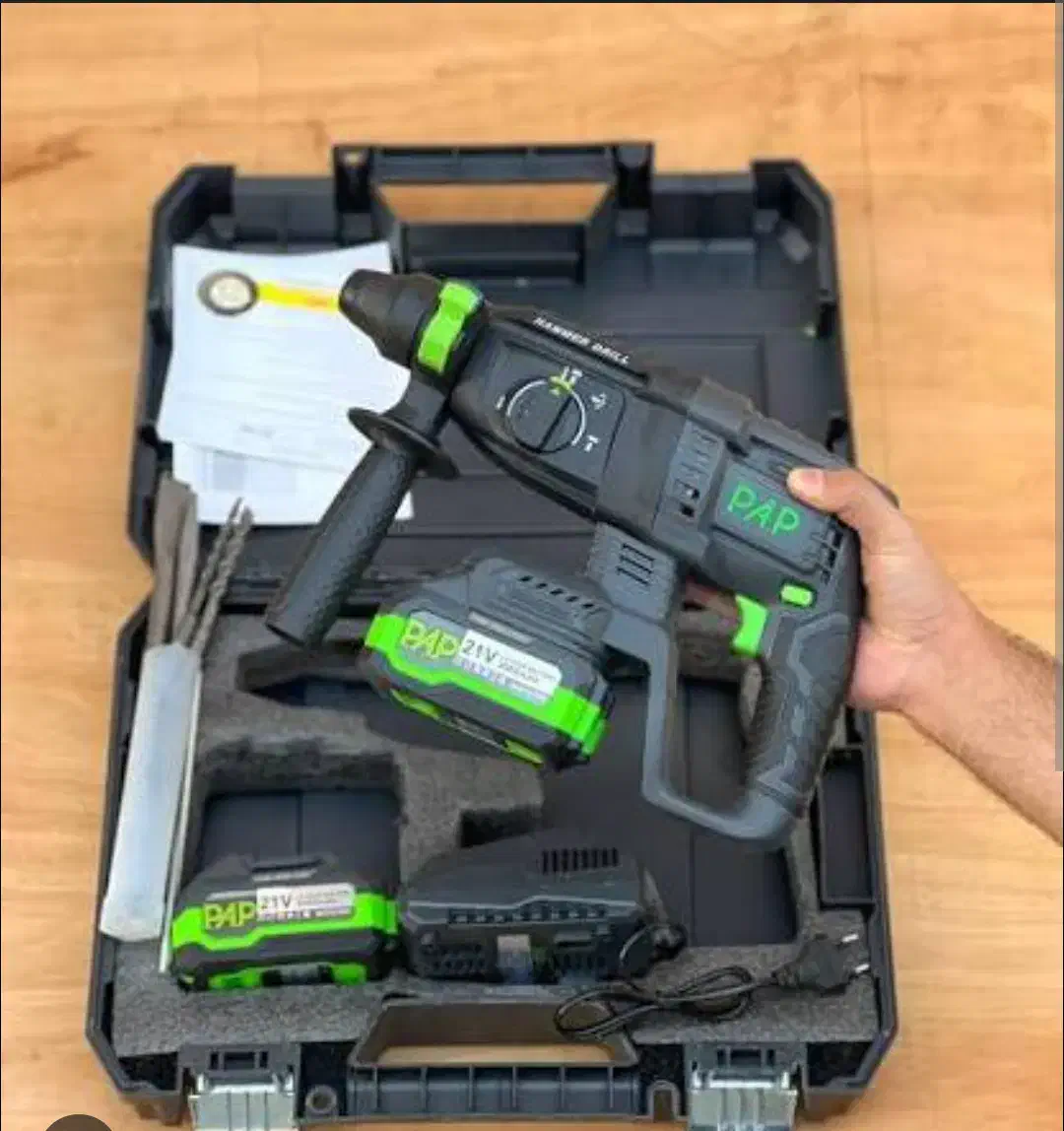 دریل بتن کن شارژی PAP|ابزارآلات|گرگان, |دیوار