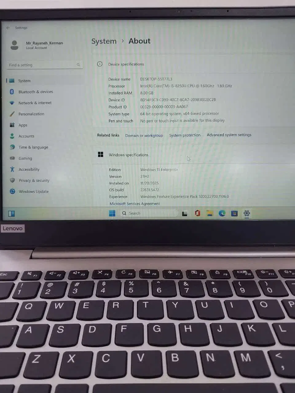 لپ‌تاپ lenovo|رایانه همراه|کرمان, |دیوار