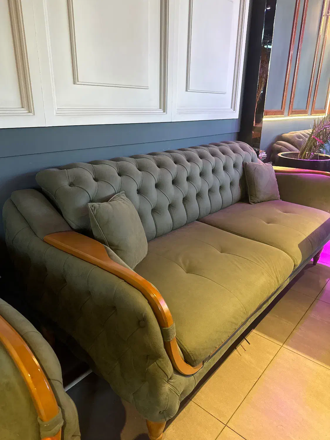 مبل چستر تخت شو در حد نو|مبلمان خانگی و میز عسلی|گرگان, |دیوار