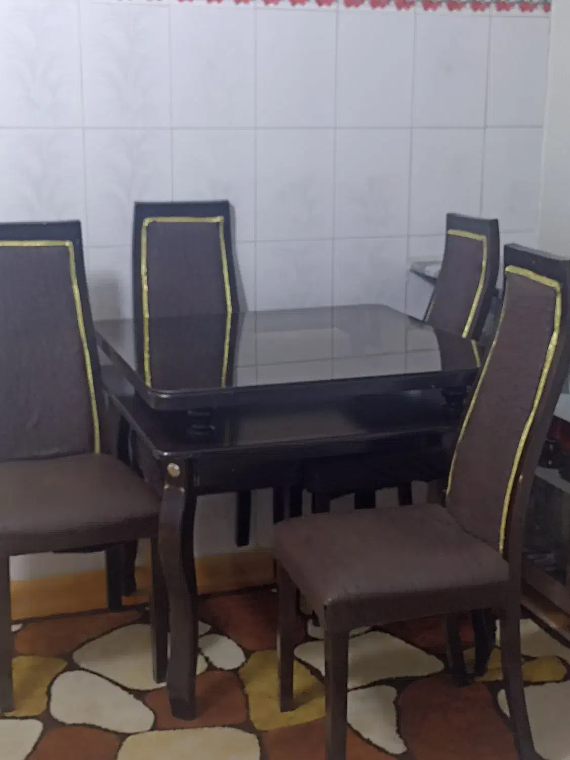میز غذاخوری4نفره|میز و صندلی غذاخوری|میاندوآب, |دیوار