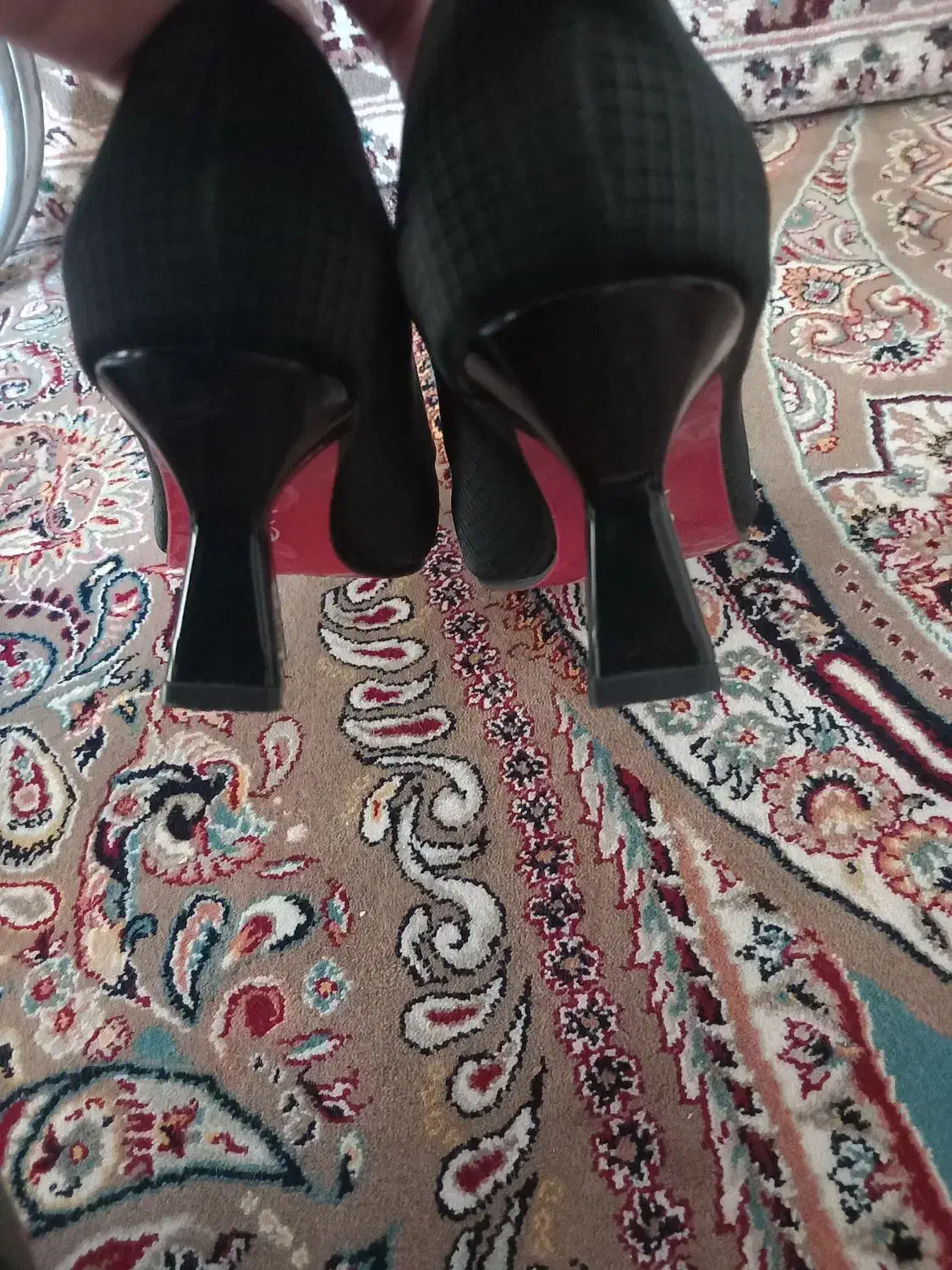 کفش مجلسی مخمل پوست ماری|کیف، کفش، کمربند|کبودرآهنگ, |دیوار