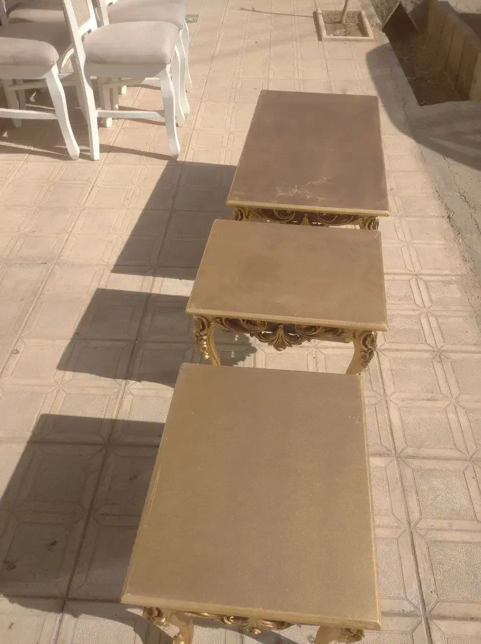 میز جلو مبلی چوبی|مبلمان خانگی و میز عسلی|گناباد, |دیوار