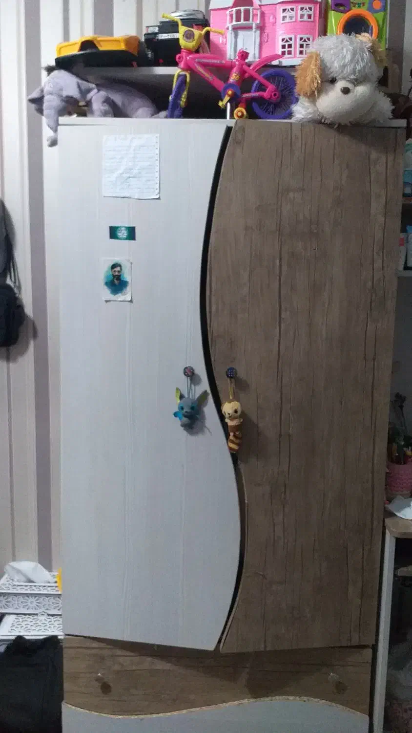 تخت وکمد نوجوان|تخت و سرویس خواب|مشکیندشت, |دیوار