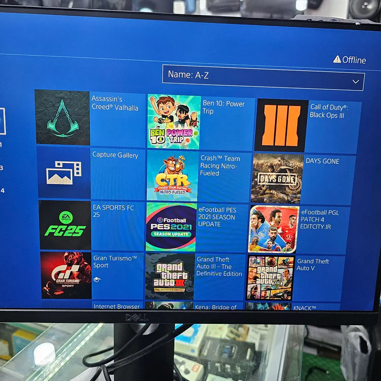 کنسول بازی PS4 SLIM کپی خور دو دسته با ۲۰ تا بازی|کنسول، بازی ویدئویی و آنلاین|یاسوج, |دیوار
