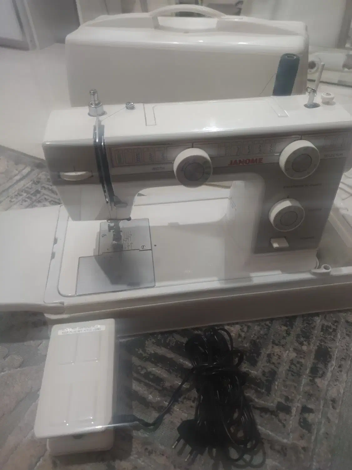 ژانومه393A|چرخ خیاطی و ریسندگی|پرند, فاز ۱|دیوار