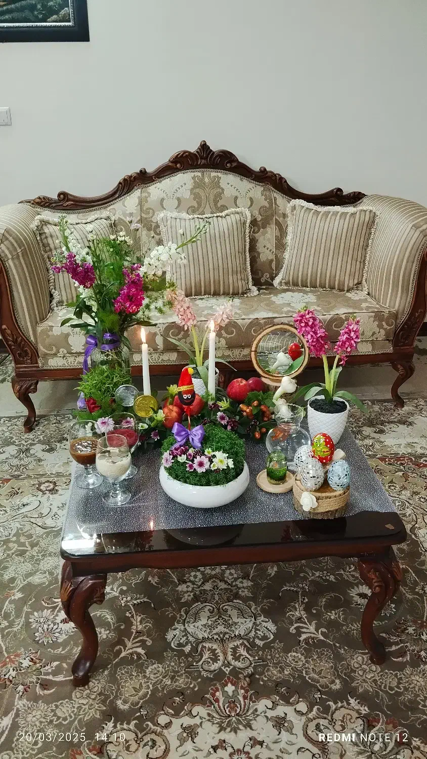 مبل کلاسیک ۹نفره|مبلمان خانگی و میز عسلی|محمدشهر, همایون ویلا|دیوار