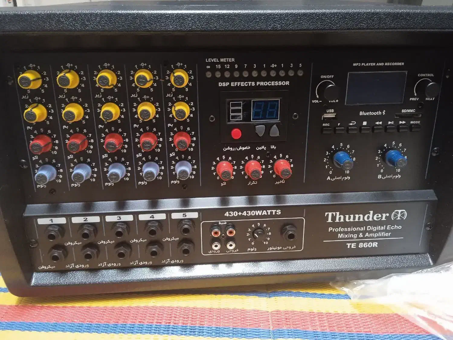 تندر ۸۶۰ نوباکارتن ۱بار استفاده شده|سیستم صوتی خانگی|شیراز, شهرک سراج‎|دیوار