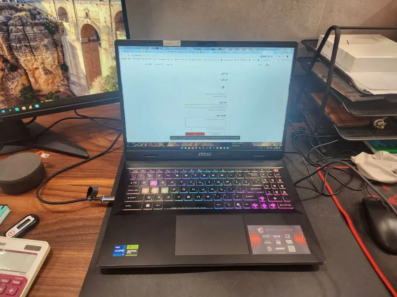 فروش لپ‌تاپ گیمینگ MSI Sword 16 HX B13V|رایانه همراه|قم, سالاریه|دیوار