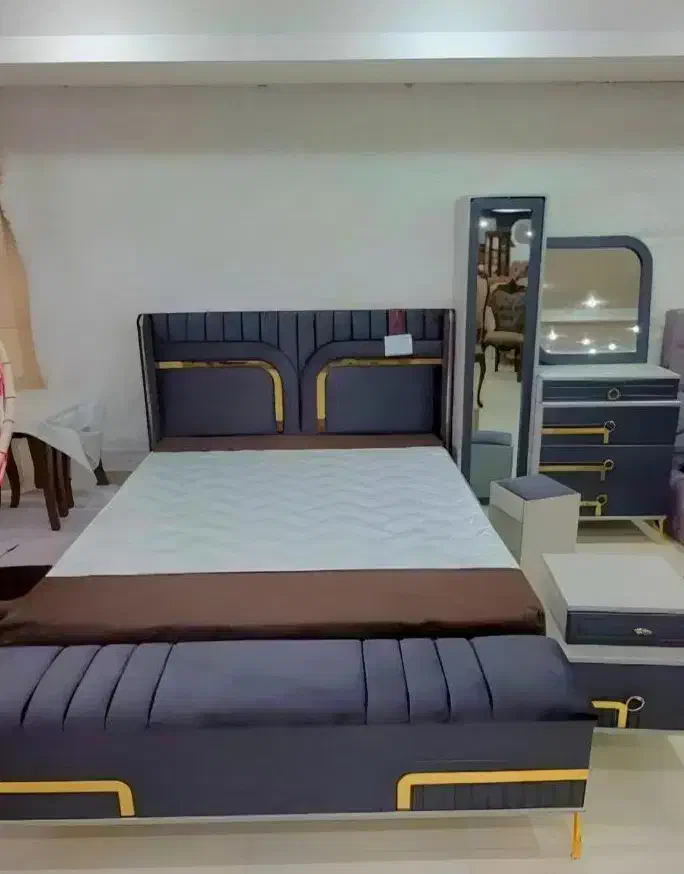 تخت تک نفره دونفره سرویس کامل مدل ارامش|تخت و سرویس خواب|خسروشاه, |دیوار