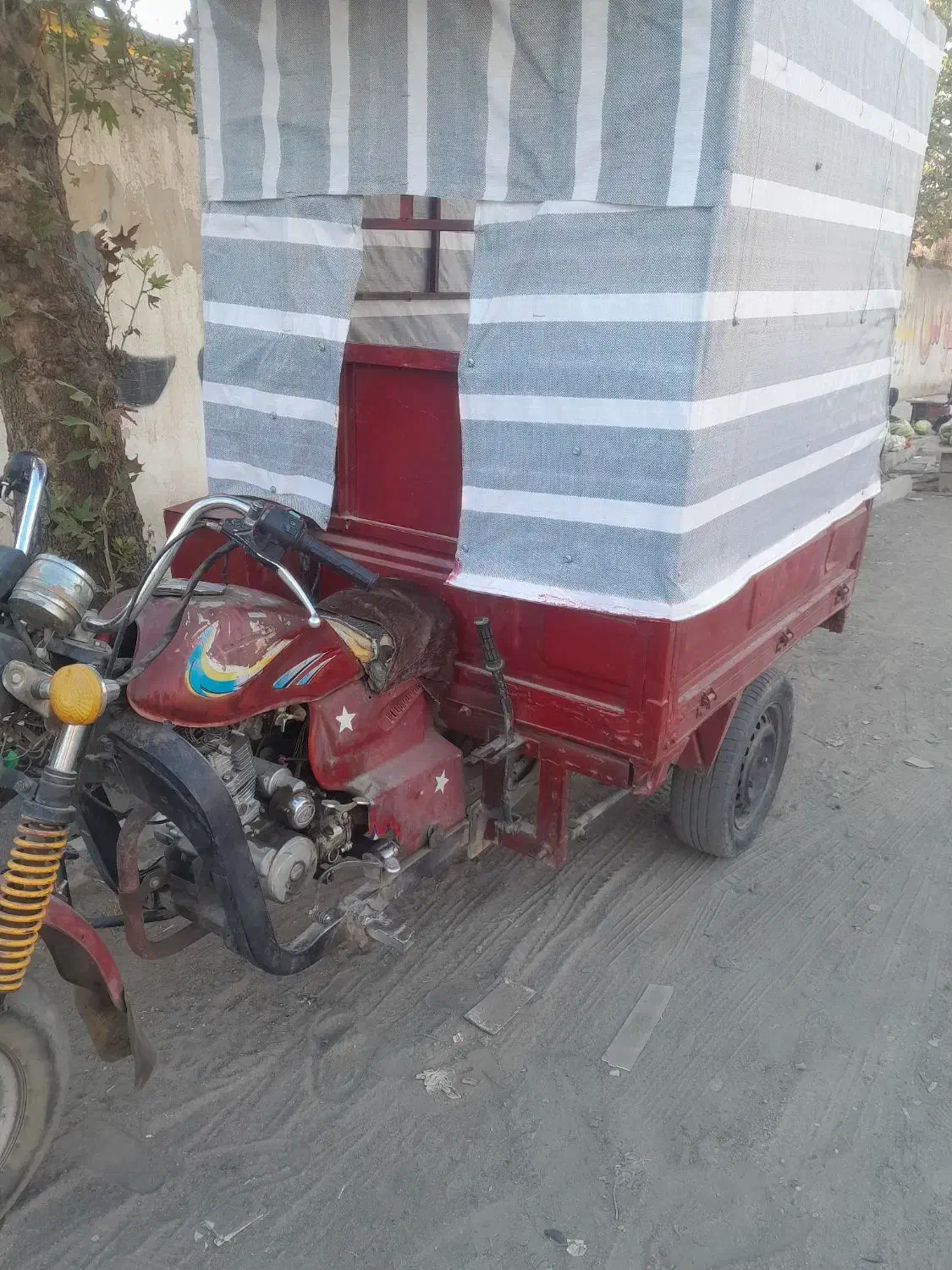 سه چرخ ۸۷|موتورسیکلت|چهارباغ, |دیوار