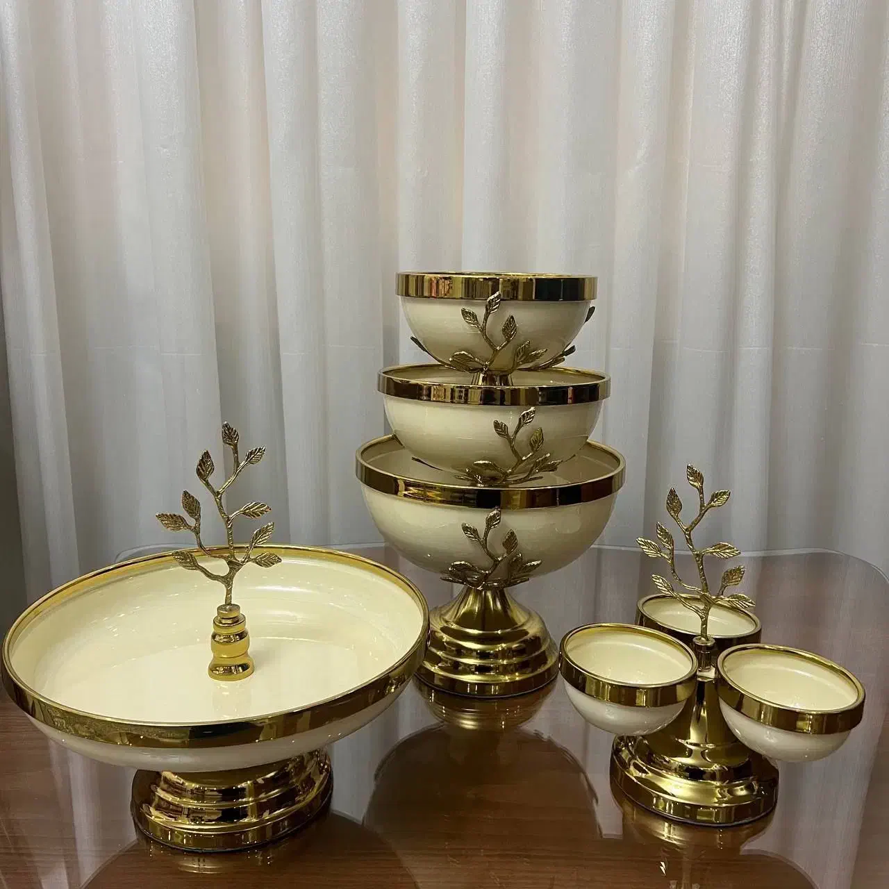 سرویس پذیرایی برنزی با کیفیت تضمین فاکتور|ظروف سرو و پذیرایی|تالش, تالش|دیوار