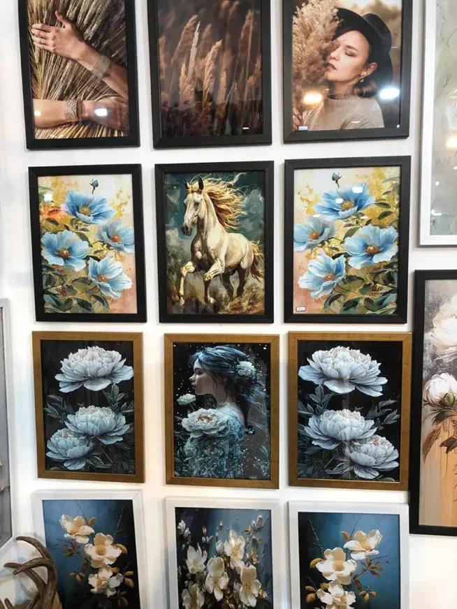 انواع تابلو تک و سه تیکه تکسچر و پوستر رضا مرشد|تابلو، نقاشی، عکس|گلبهار, شهر جدید گلبهار|دیوار